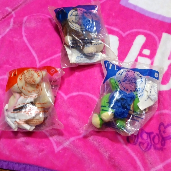 Build-A-Bear | Toys | Mcdonalds Buildabear Happy Meal Toys Lot Of 3 ...